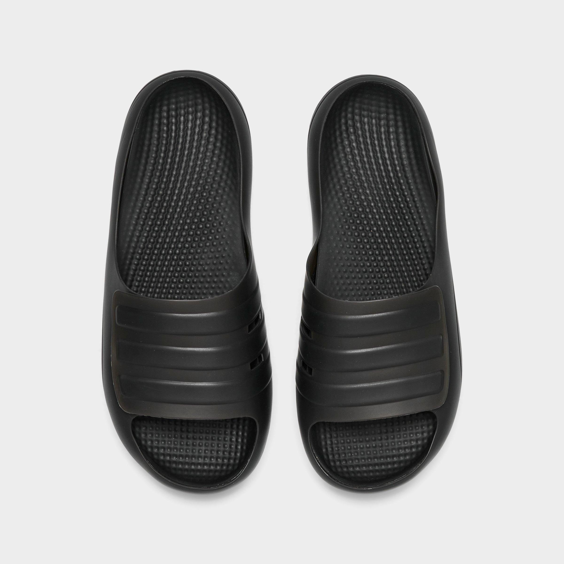 Men's adidas Originals adislide Slide Sandals - Core Black/Core Black/Core Black - Top view
