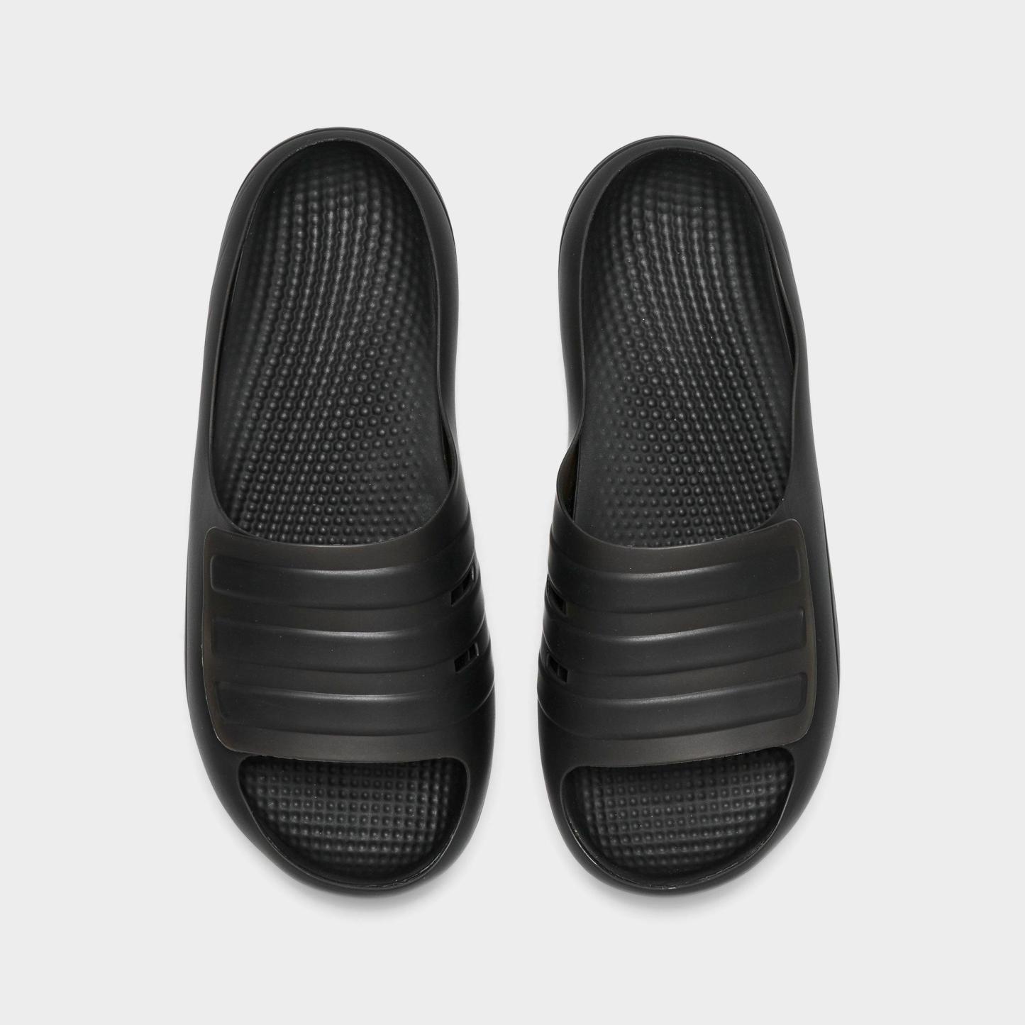 Men's adidas Originals adislide Slide Sandals - Core Black/Core Black/Core Black - Top view