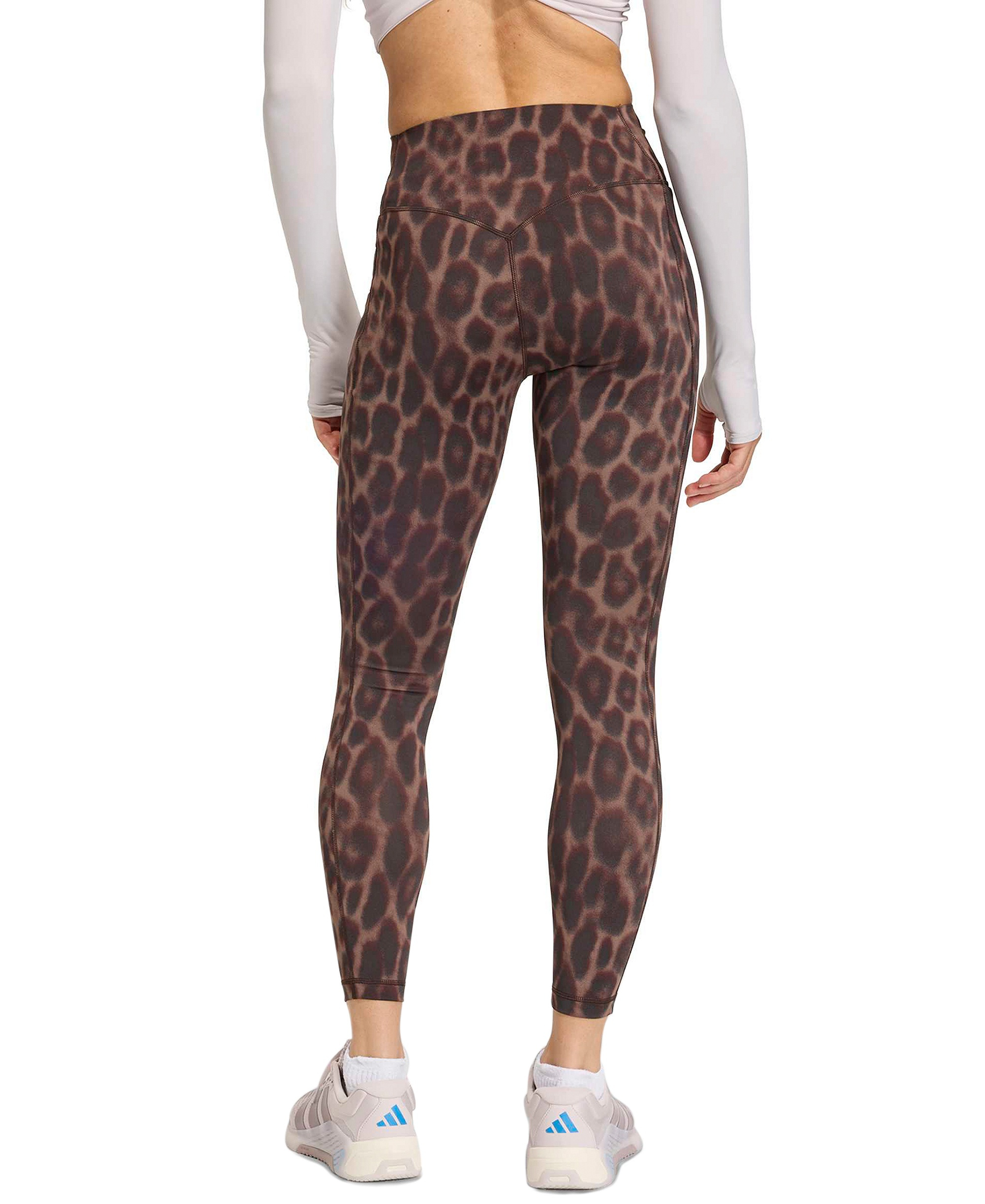 adidas Women's Optimé Leopard 7/8 Leggings - Cheetah