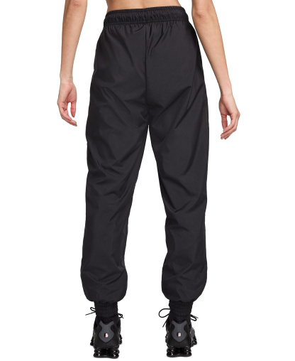 Nike Women's Sportswear Classic Woven Mid-Rise Jogger Pants - Black/White
