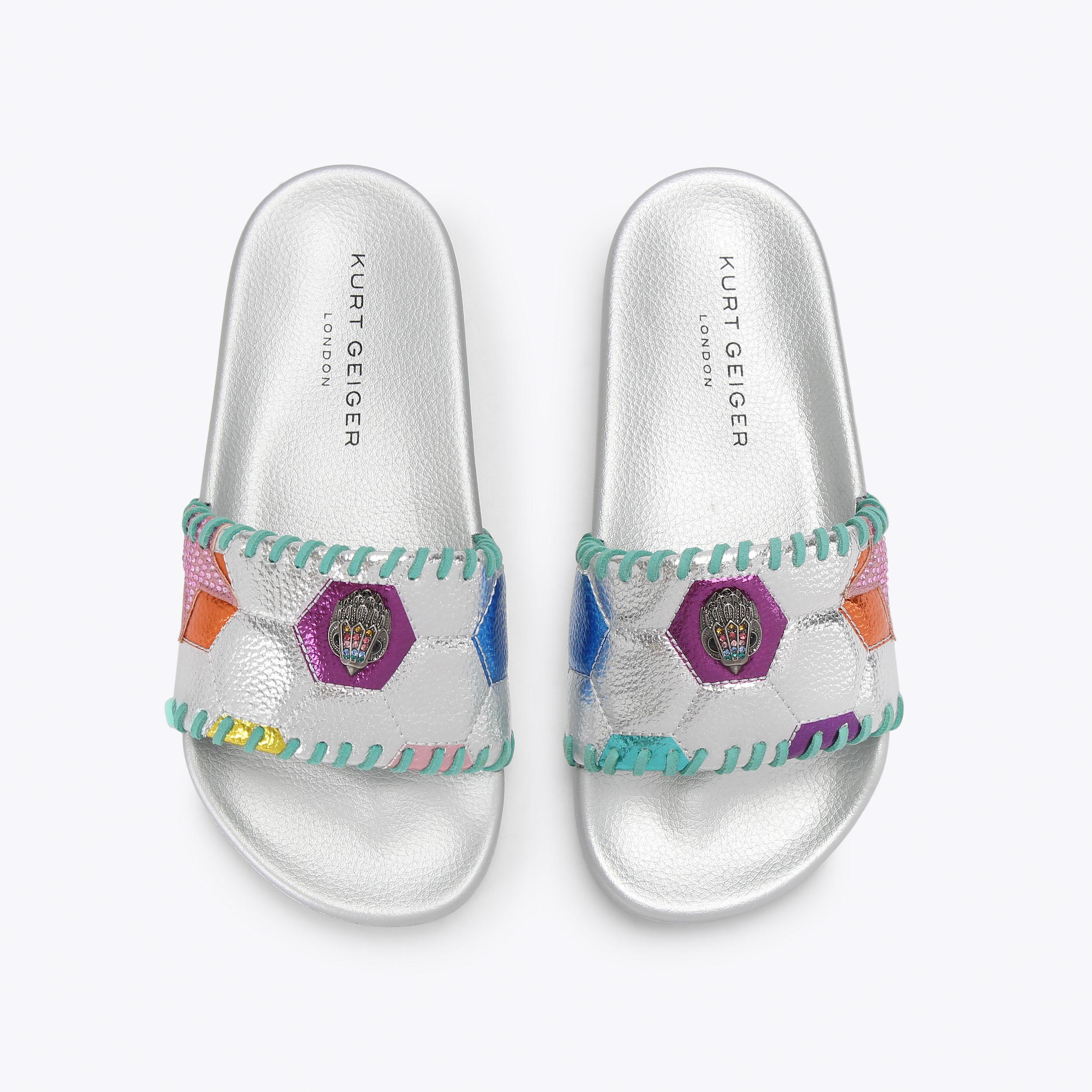 Kurt Geiger London Meena Eagle Soccer Slide - Multi Colored - view 3
