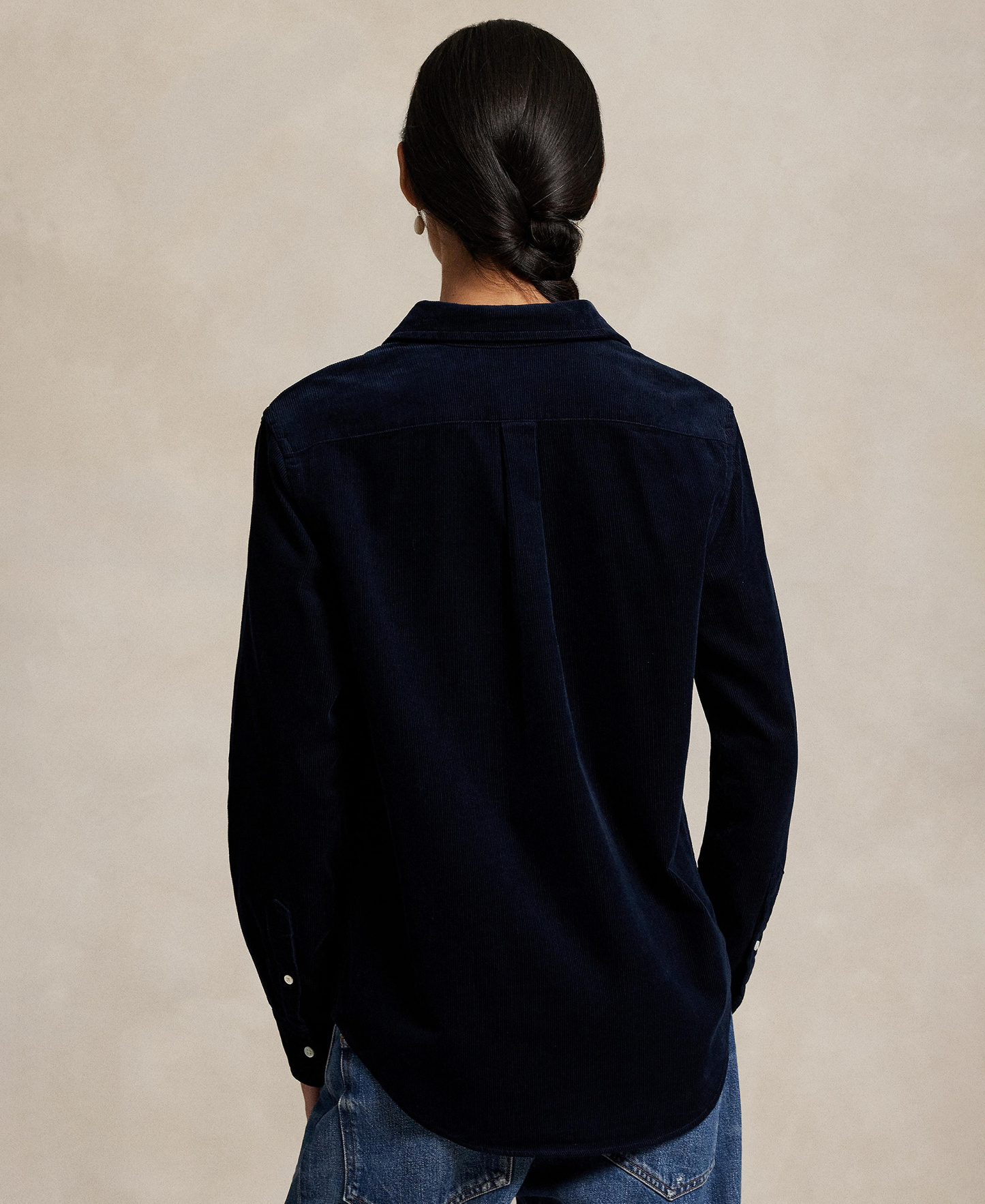 Polo Ralph Lauren Women's Classic-Fit Cotton Corduroy Shirt - Navy