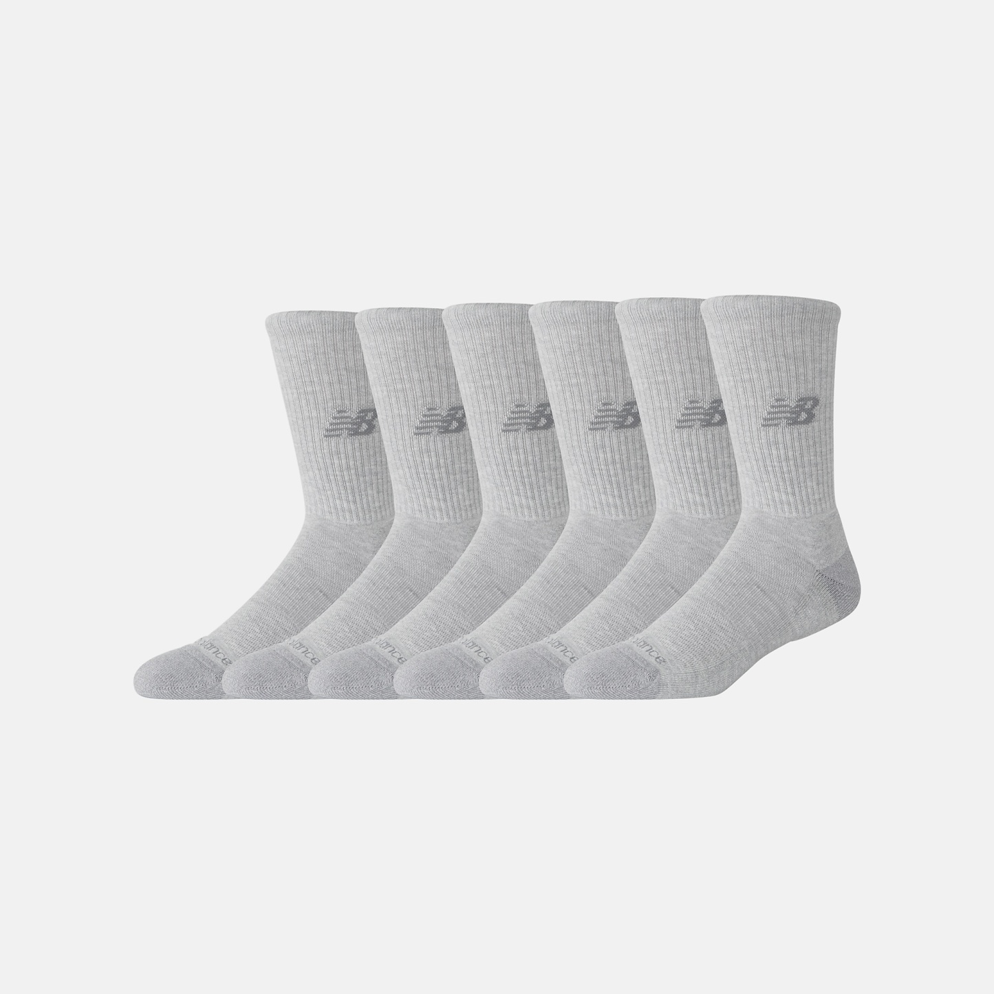 New Balance Active Crew Socks 6 Pack, LAS65201AGT