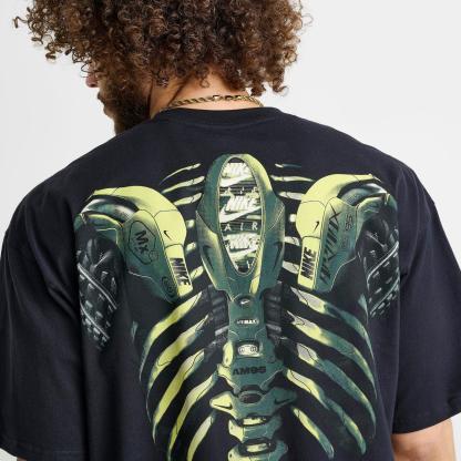 Men's Nike Sportswear Anatomy of Air Graphic T-Shirt - Black/Volt