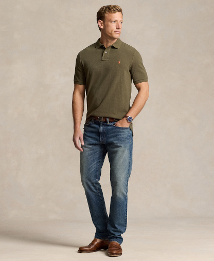 Polo Ralph Lauren Men's Classic-Fit Mesh Polo Shirt - Canopy Olive