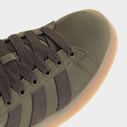 Men's adidas Originals Campus 00s Casual Shoes - Focus Olive/Shadow Olive/Gum - Detail shot