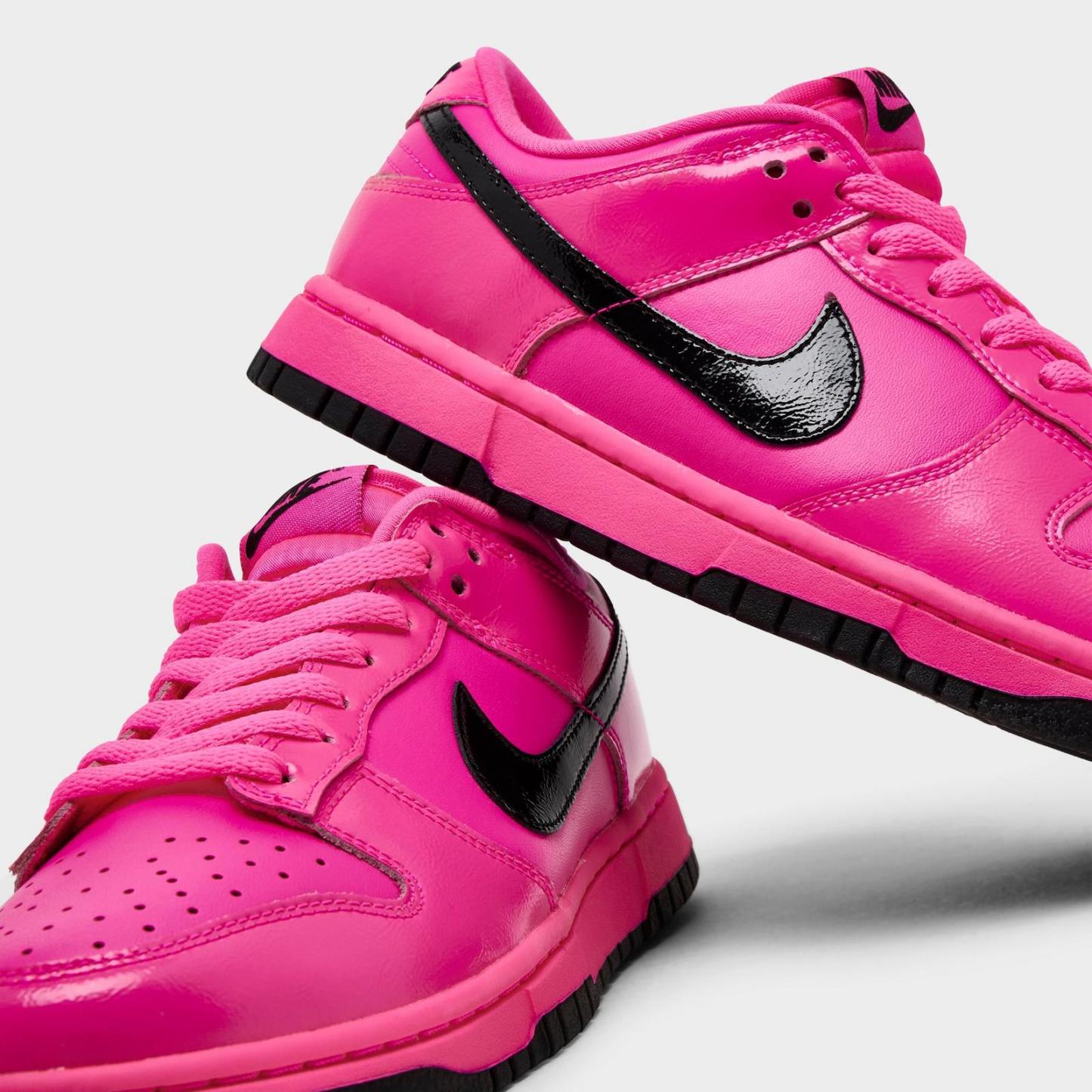 Women's Nike Dunk Low WNBA 30th Casual Shoes - Pink Blast/Black/Pink Blast