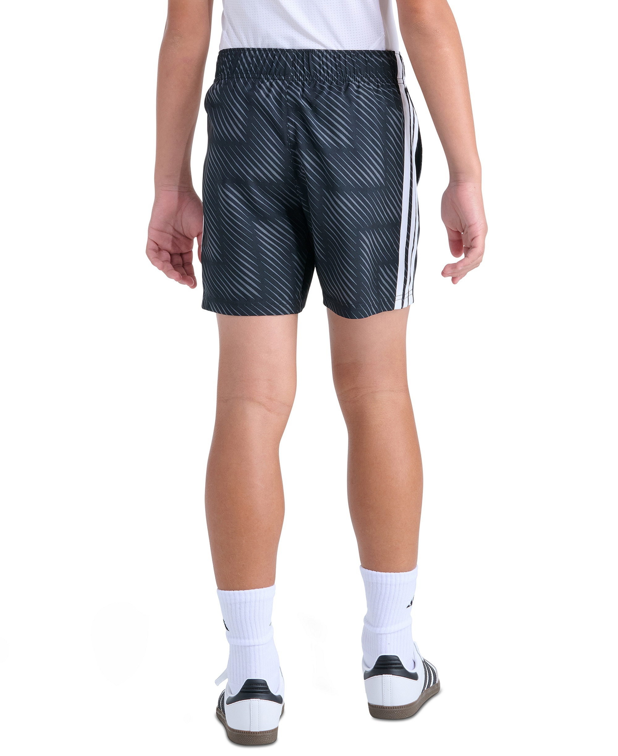 adidas Boys' 8-20 World Soccer Pull-on Shorts - BLACK
