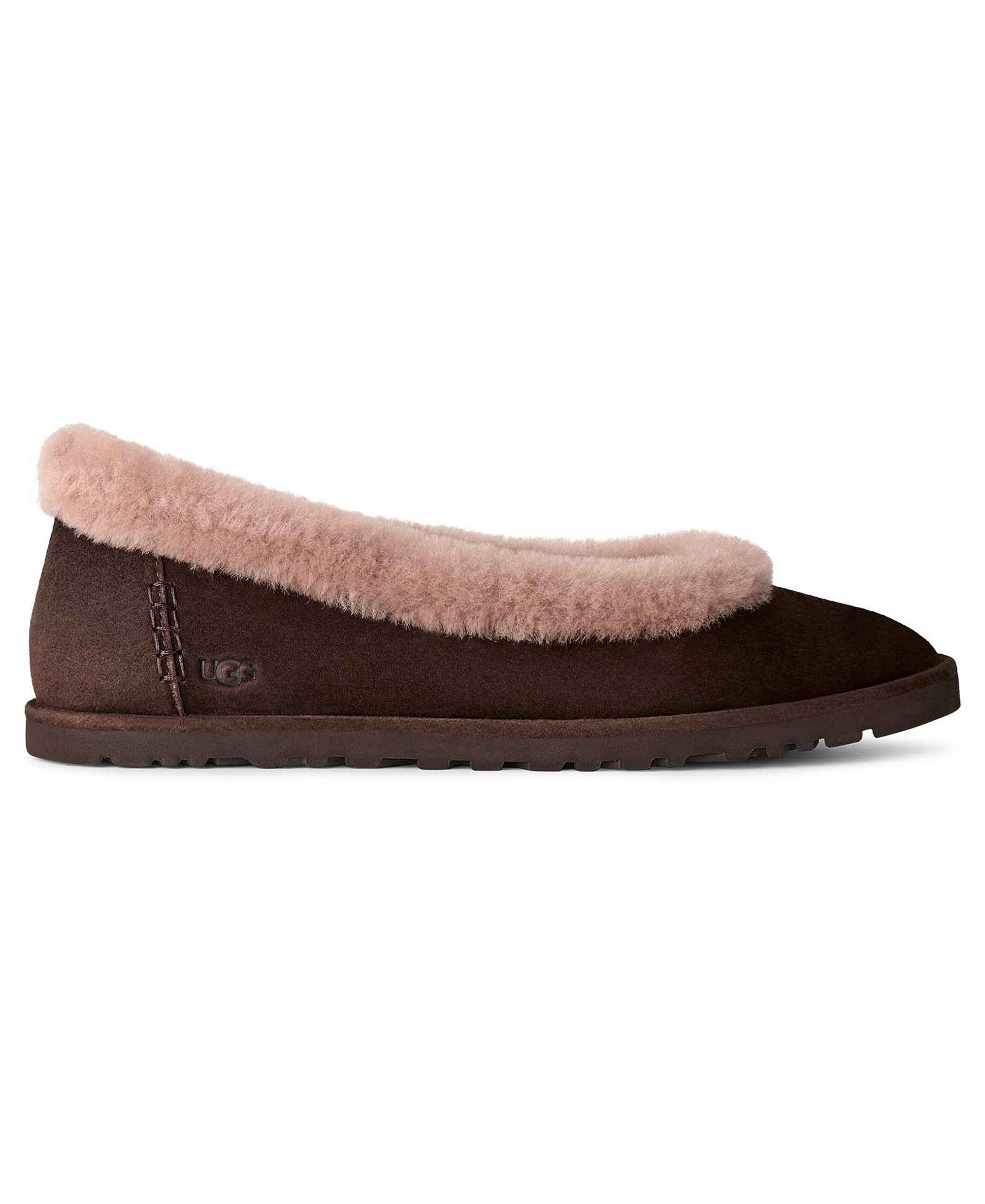 UGG® Women's Zora Ballet Round Toe Flats - Dusted Cocoa