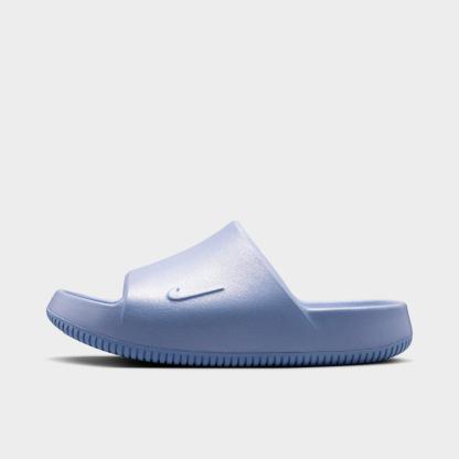Big Kids' Nithtke Calm 2.0 Slide Sandals - Ghost - Left shoe facing left. Outside of the shoe.