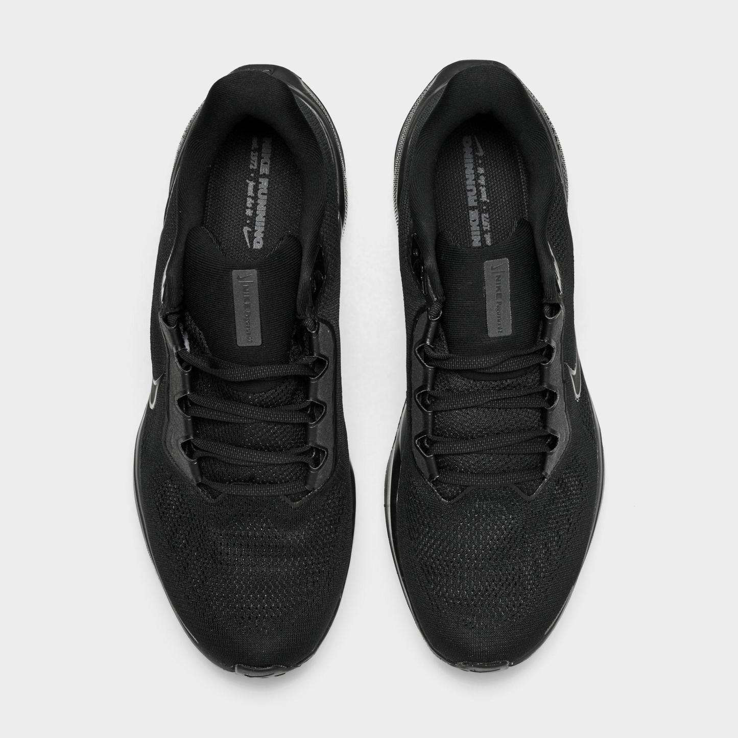 Men's Nithtke Pegasus 41 Running Shoes - Black/Anthracite/Black - Top view