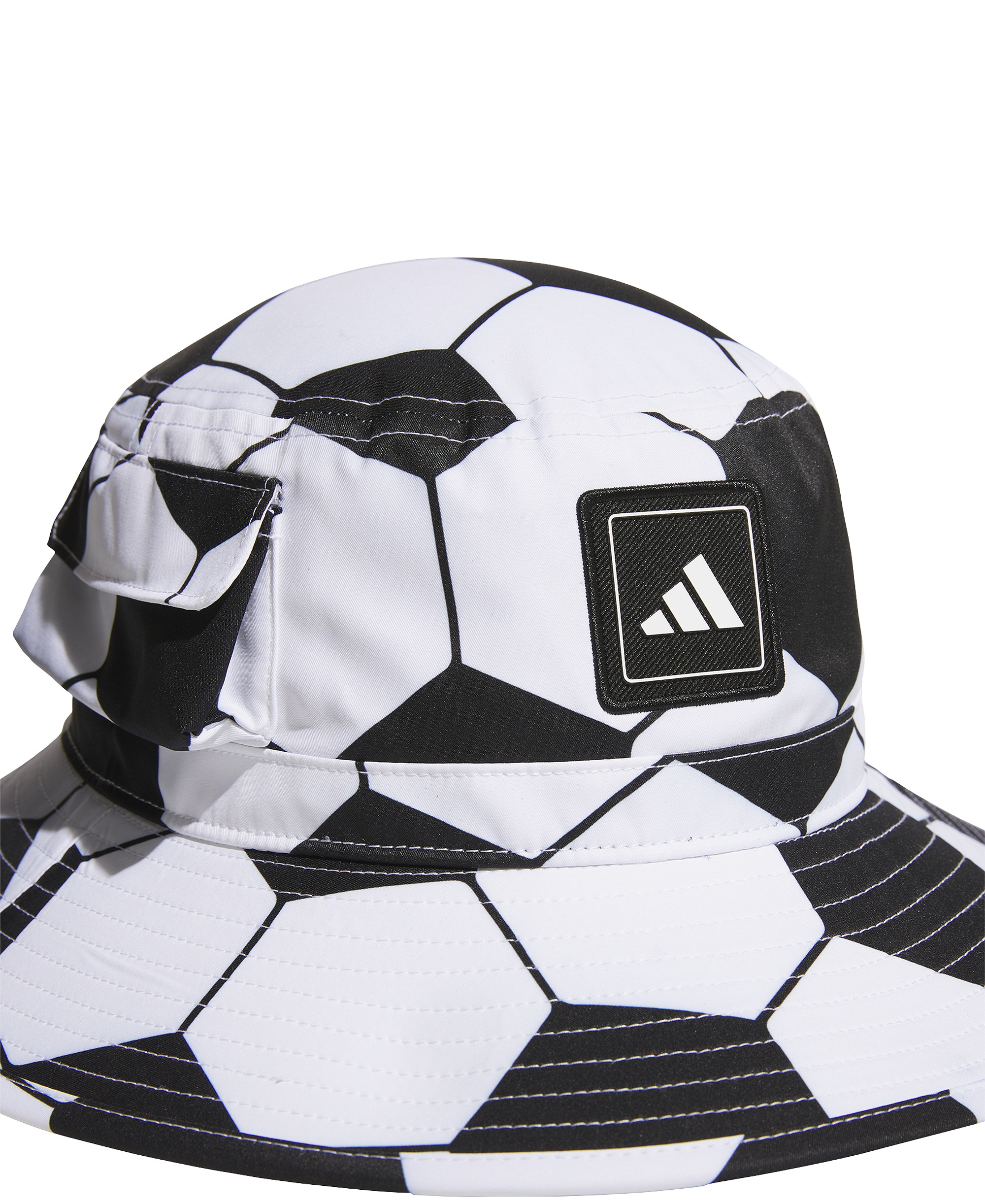 adidas Men's Soccer Ball Boonie Hat - Black/White