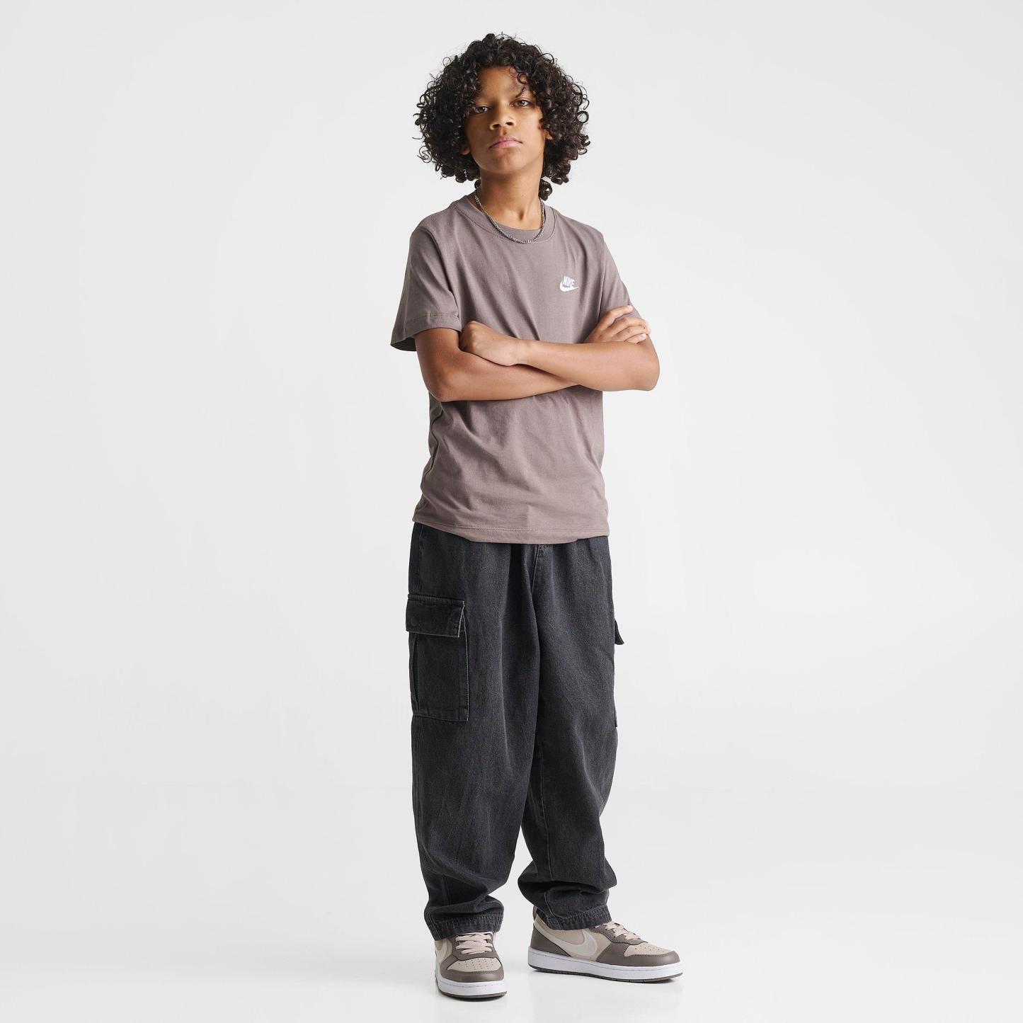 Big Kids' Nithtke Sportswear T-Shirt - Cavestone