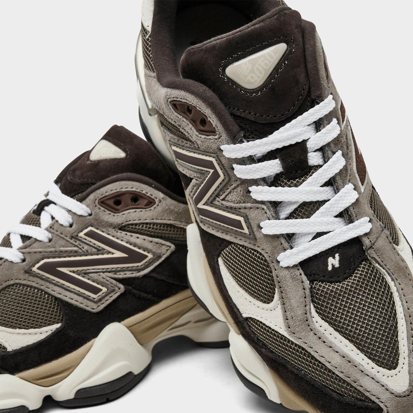 Women's New Balance 9060 Casual Shoes - Thunder Brown/Timberwolf/Black Coffee - view 3