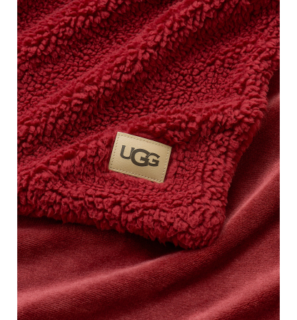 UGG® Avery Reversible Throw, 50" x 70" - Coffee Berry