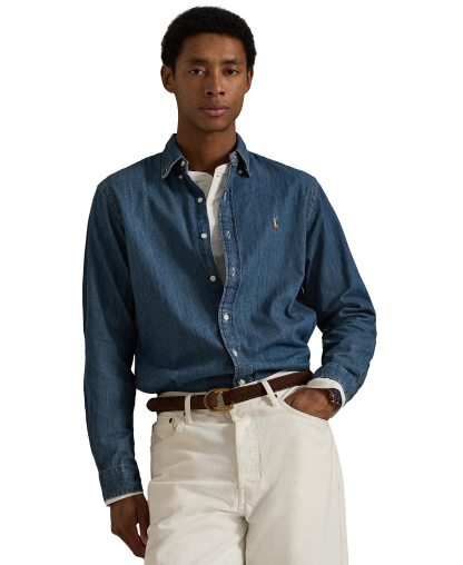 Polo Ralph Lauren Men's Classic-Fit Denim Shirt - Denim