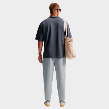 Men's Nithtke Club Woven Tapered Pants - Light Smoke Grey/White