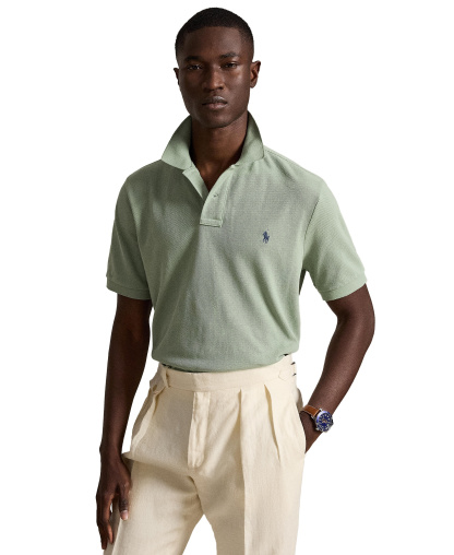 Polo Ralph Lauren Men's Classic-Fit Mesh Polo Shirt - Light Green/C7952