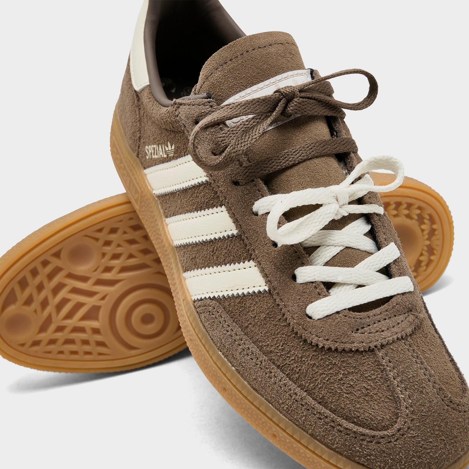 Women's adidas Originals Handball Spezial Casual Shoes - Earth Strata/Off White/Gum - view 3