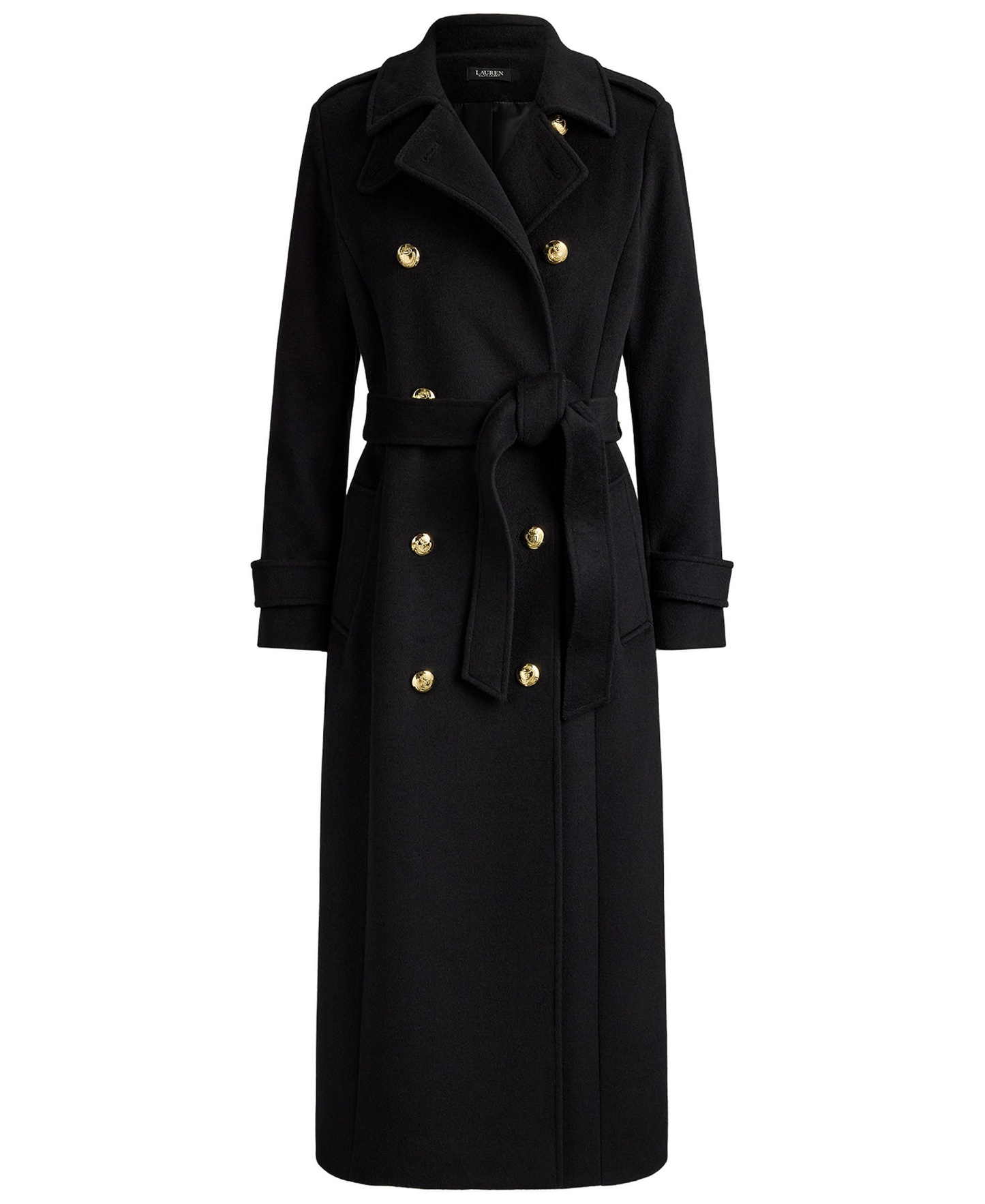 Lauren Ralph Lauren Women's Collared Coat - Black