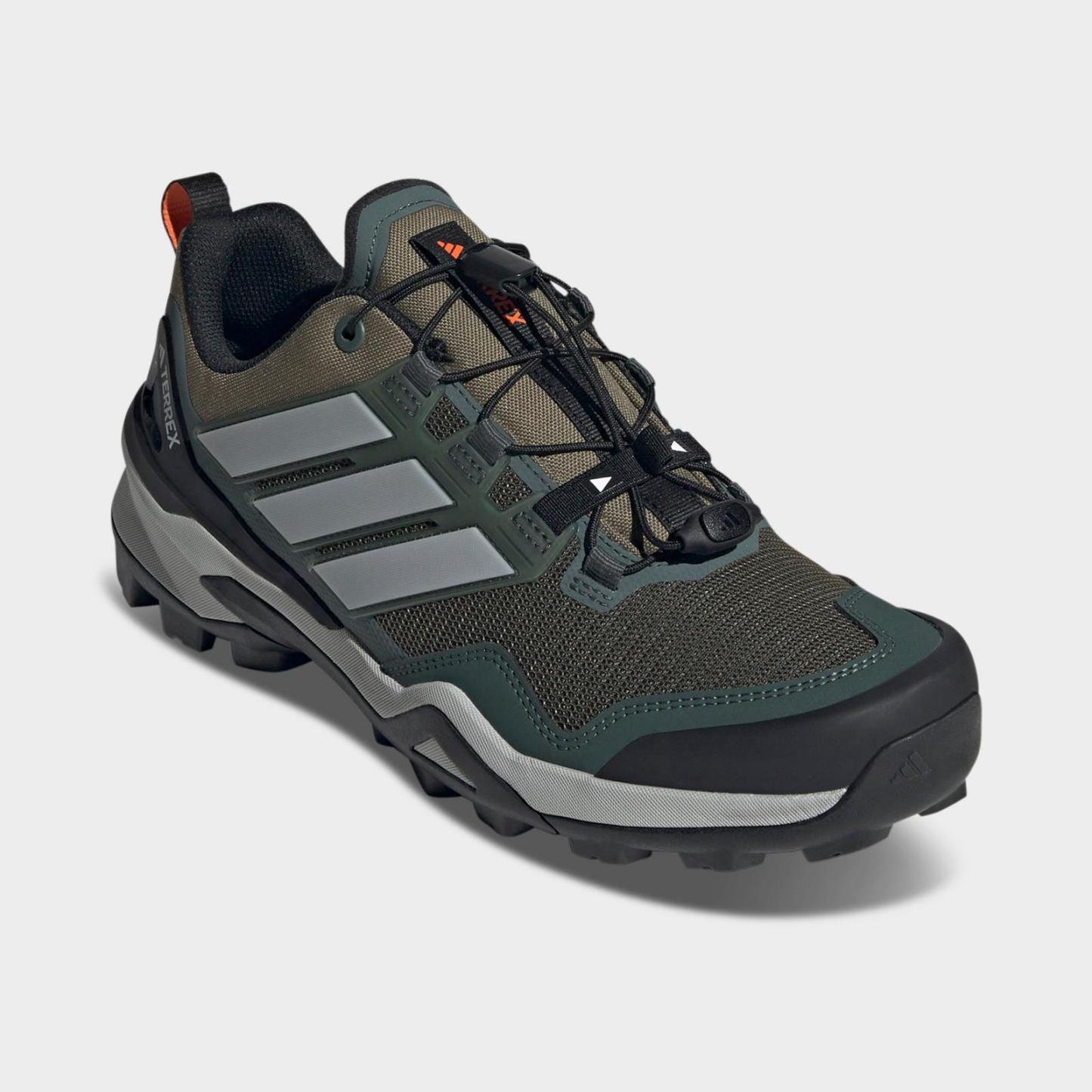 Men's adidas Terrex Skychaser Hiking Shoes - Olive Strata/Grey/Core Black - view 2