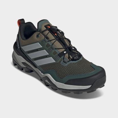 Men's adidas Terrex Skychaser Hiking Shoes - Olive Strata/Grey/Core Black - view 2