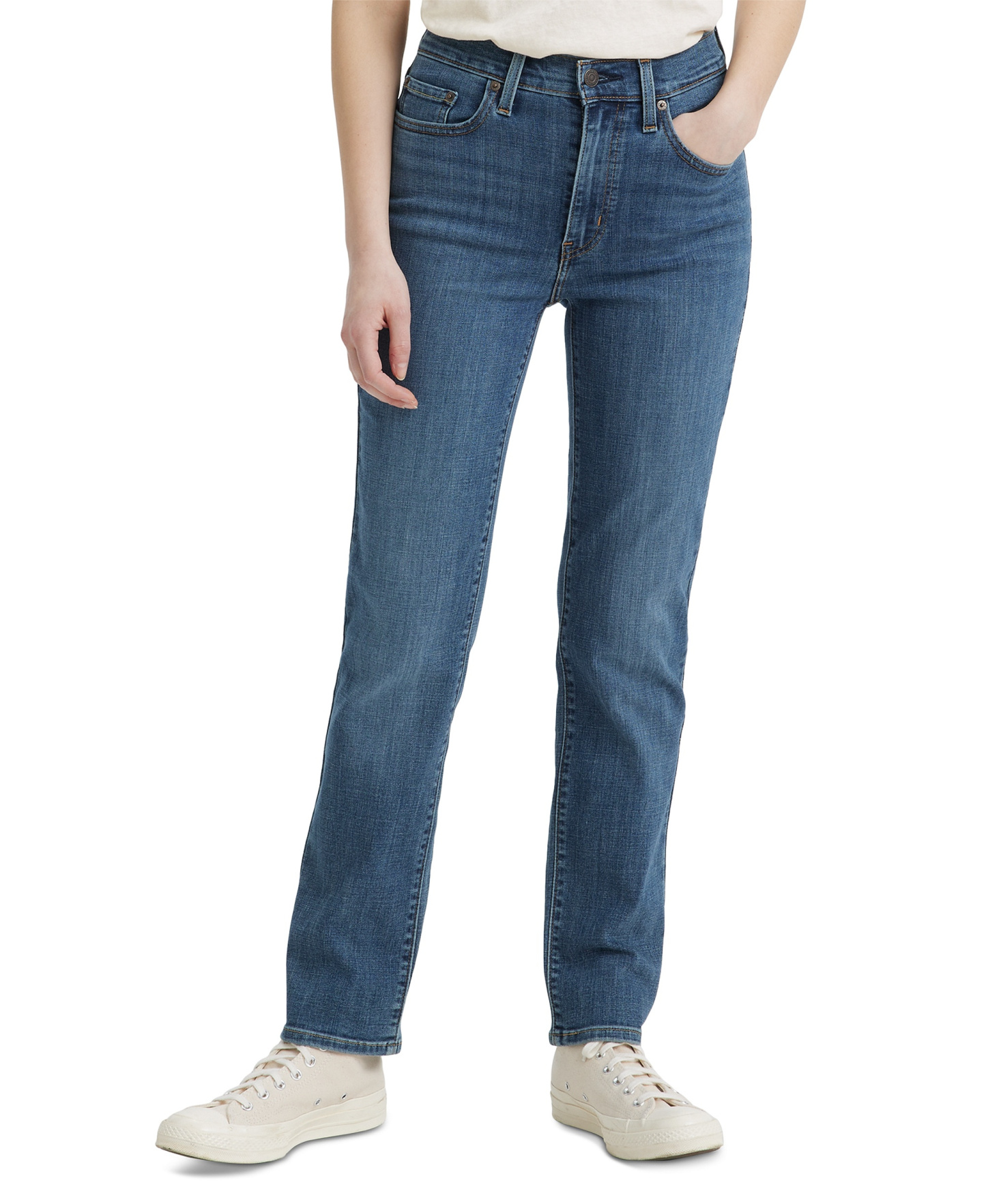 Levi's Women's 724 Straight-Leg Jeans - Way Way Back