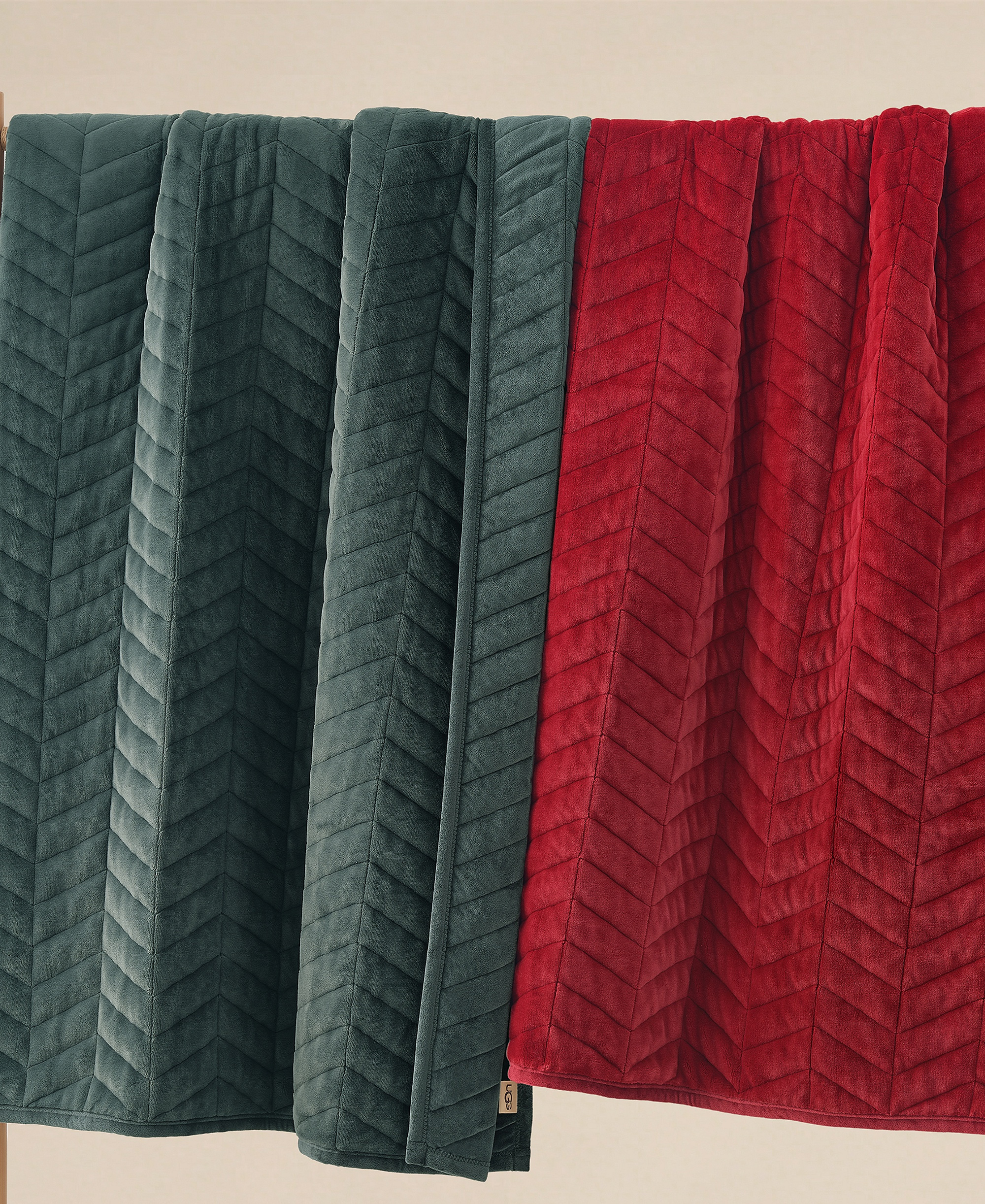 UGG® Coco 2-Piece Quilt Set, Twin/Twin XL - Coffee Berry