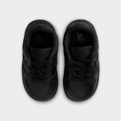Kids' Toddler Nithtke Dunk Low Casual Shoes - Black/Black/Black - Top view