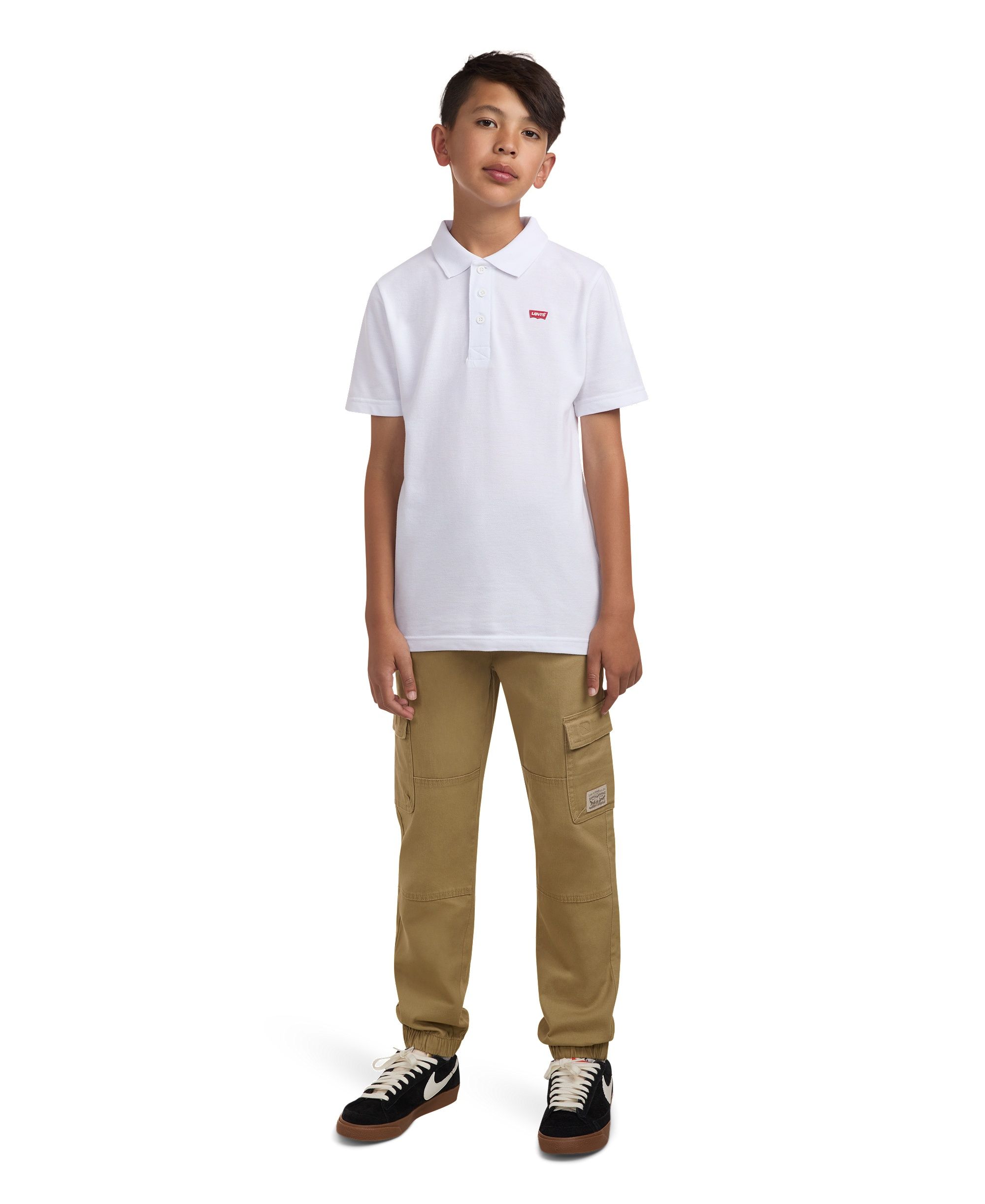 Levi's Big Boys Relaxed Fit Drawstring Cargo Jogger Pants - Harvest Gold
