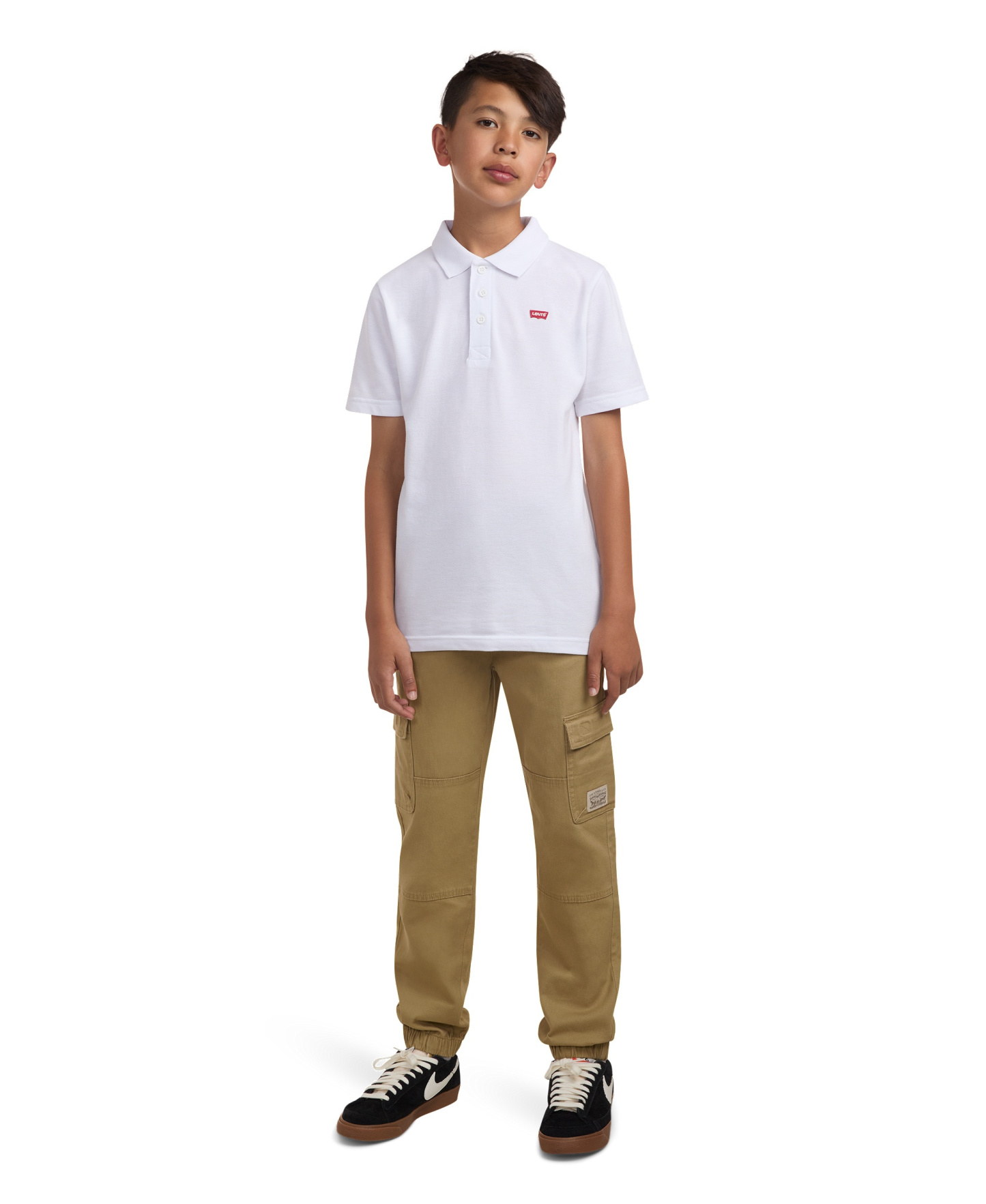 Levi's Big Boys Relaxed Fit Drawstring Cargo Jogger Pants - Harvest Gold