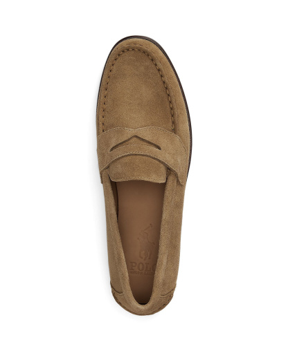 Polo Ralph Lauren Men's Alston Penny Round-Toe Loafers - Beige