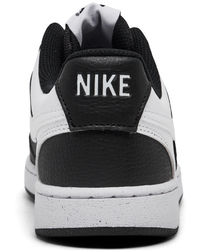 Nike Women's Court Vision Low Next Nature Casual Sneakers from Finish Line - Black, White