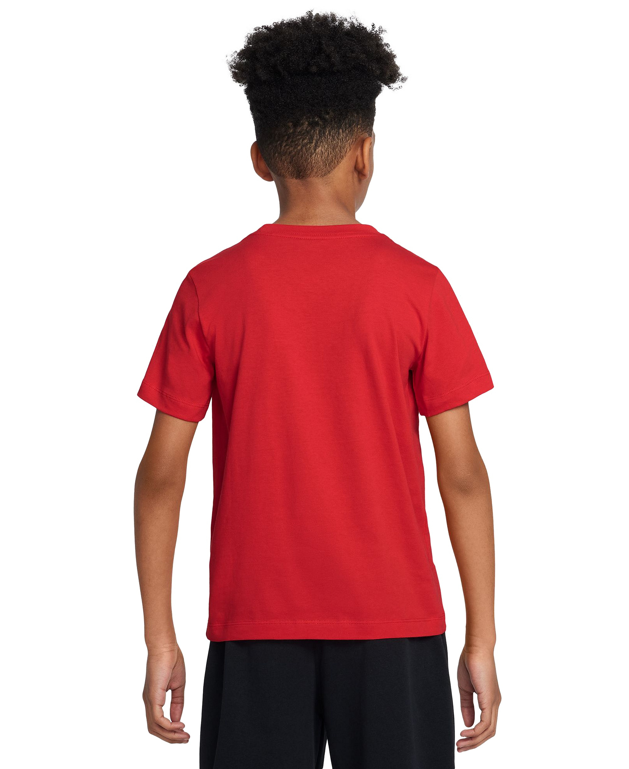 Nike Boys' and Girls' 6-20 Sportswear Embroidered Logo Graphic T-Shirt - University Red