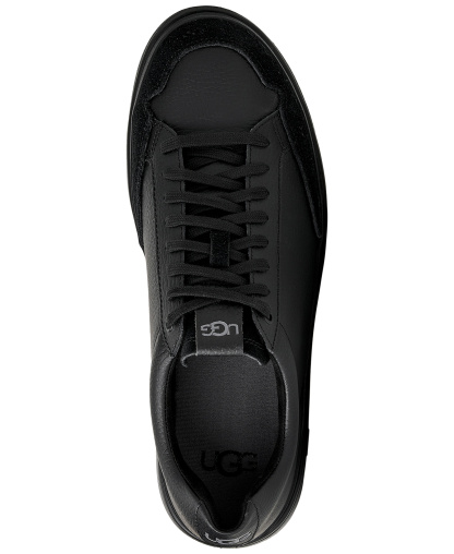 UGG® Men's South Bay Low Leather Low-Top Sneakers - Black