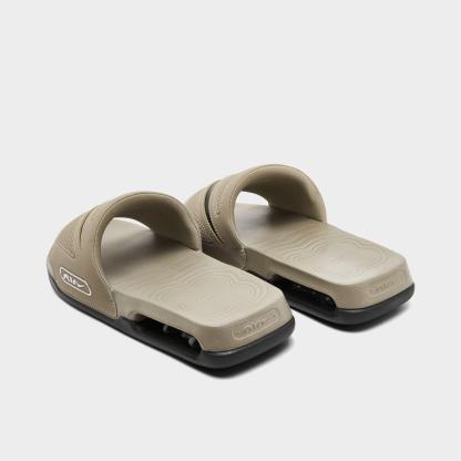 Men's Nithtke Air Max Cirro Slide Sandals - Khaki/Black/Metallic Silver - Back view