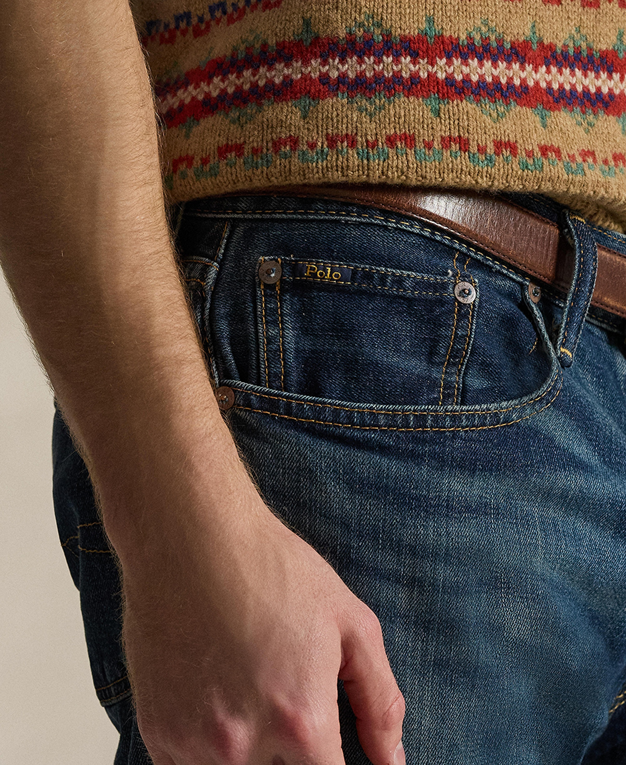 Polo Ralph Lauren Men's Hampton Relaxed Straight Jeans - Rockford Medium