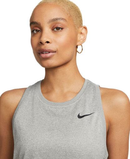 Nike Women's Dri-FIT Training Tank Top - Tumbled Gray
