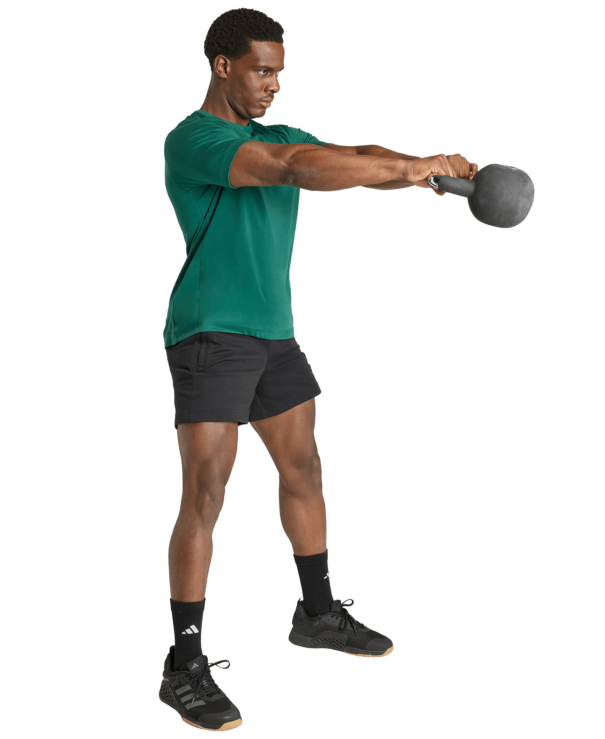 adidas Men's Workout Essentials Feelready Pull-On Shorts - black