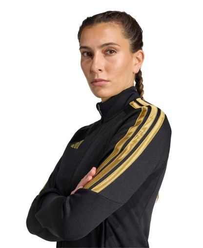 adidas Women's Tiro 26 Quarter-Zip Jacket - Black/dark Football Gold