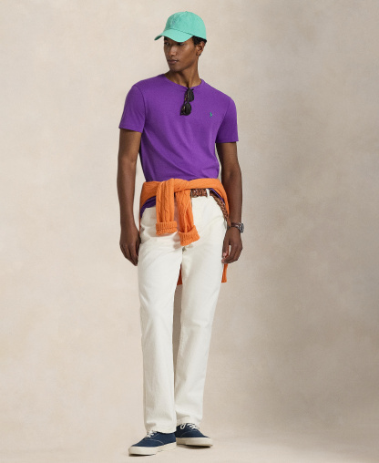 Polo Ralph Lauren Men's Classic-Fit Crew Neck T-Shirt - Cabana Purple
