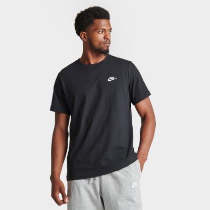 Nike Sportswear Club T-Shirt - Black/White
