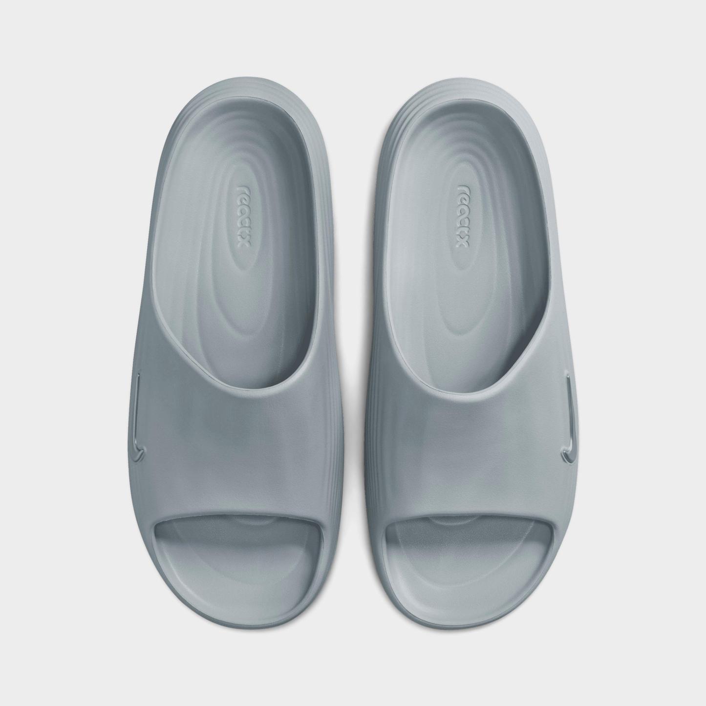 Men's Nithtke ReactX Rejuven8 Slide Sandals - Wolf Grey/Wolf Grey/Wolf Grey - Top view