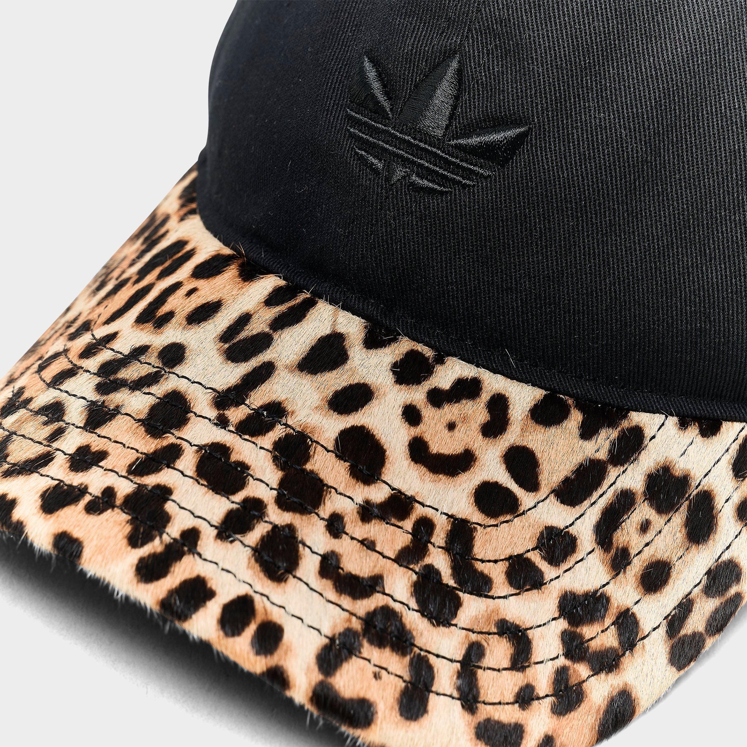 Women's adidas Originals Relaxed Cheetah Print Strapback Hat - Black/Cheetah