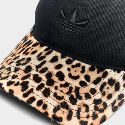 Women's adidas Originals Relaxed Cheetah Print Strapback Hat - Black/Cheetah