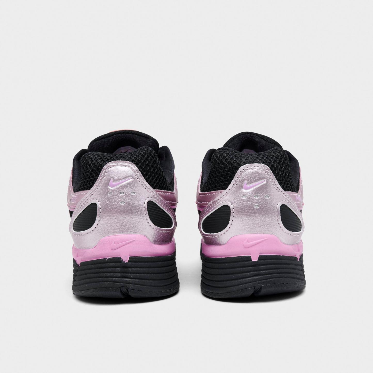 Women's Nithtke P-6000 Casual Shoes - Part 2 - Black/Pink Foam/Light Magenta/Black - Back view