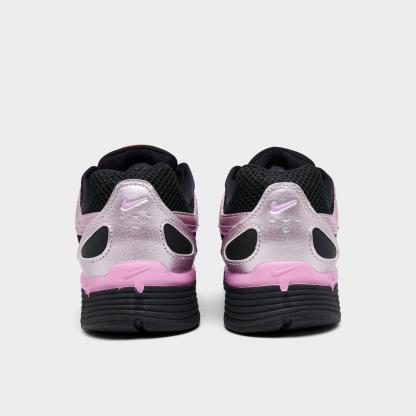 Women's Nithtke P-6000 Casual Shoes - Part 2 - Black/Pink Foam/Light Magenta/Black - Back view