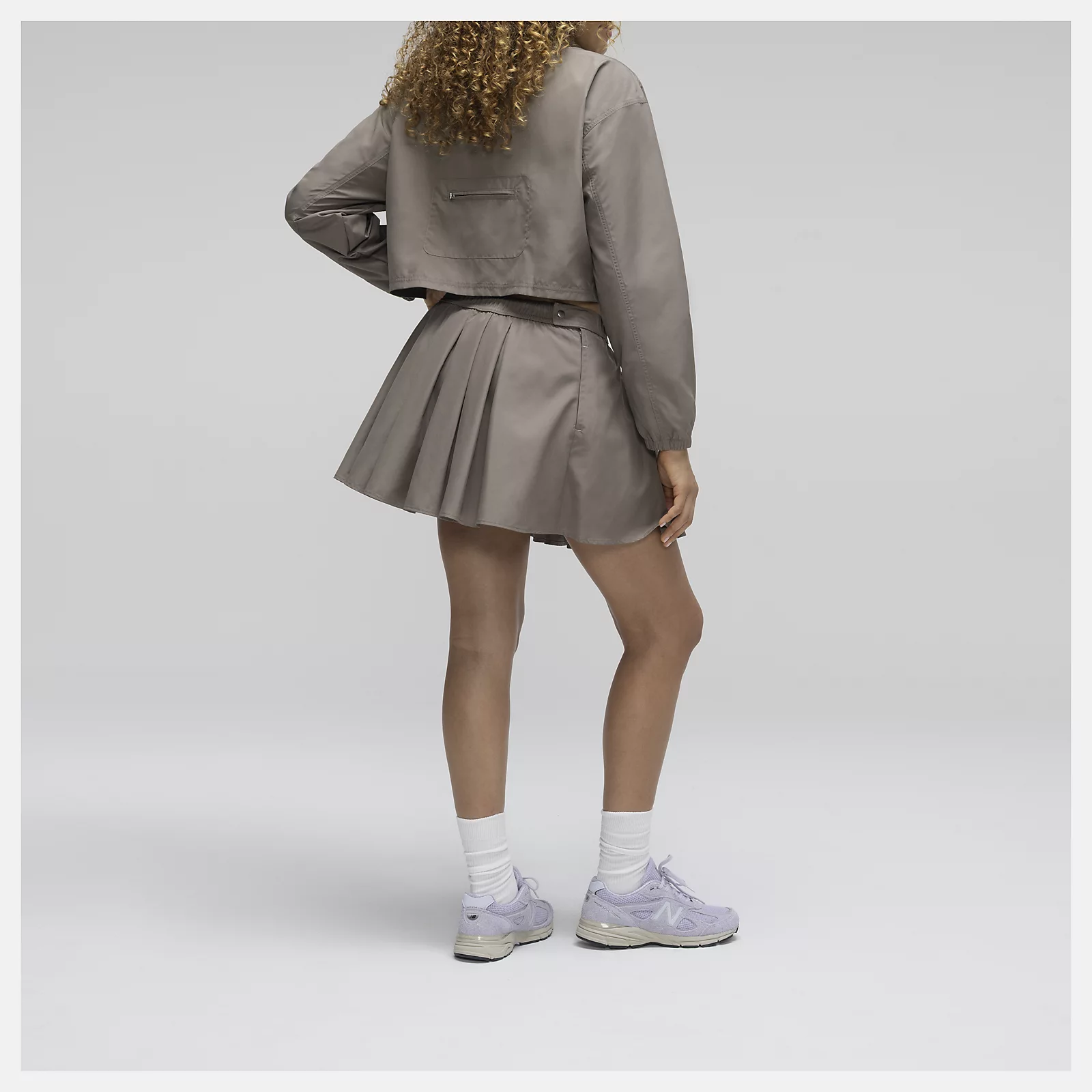 New Balance Made in USA Pleated Skirt, WB62T7K0ABQ