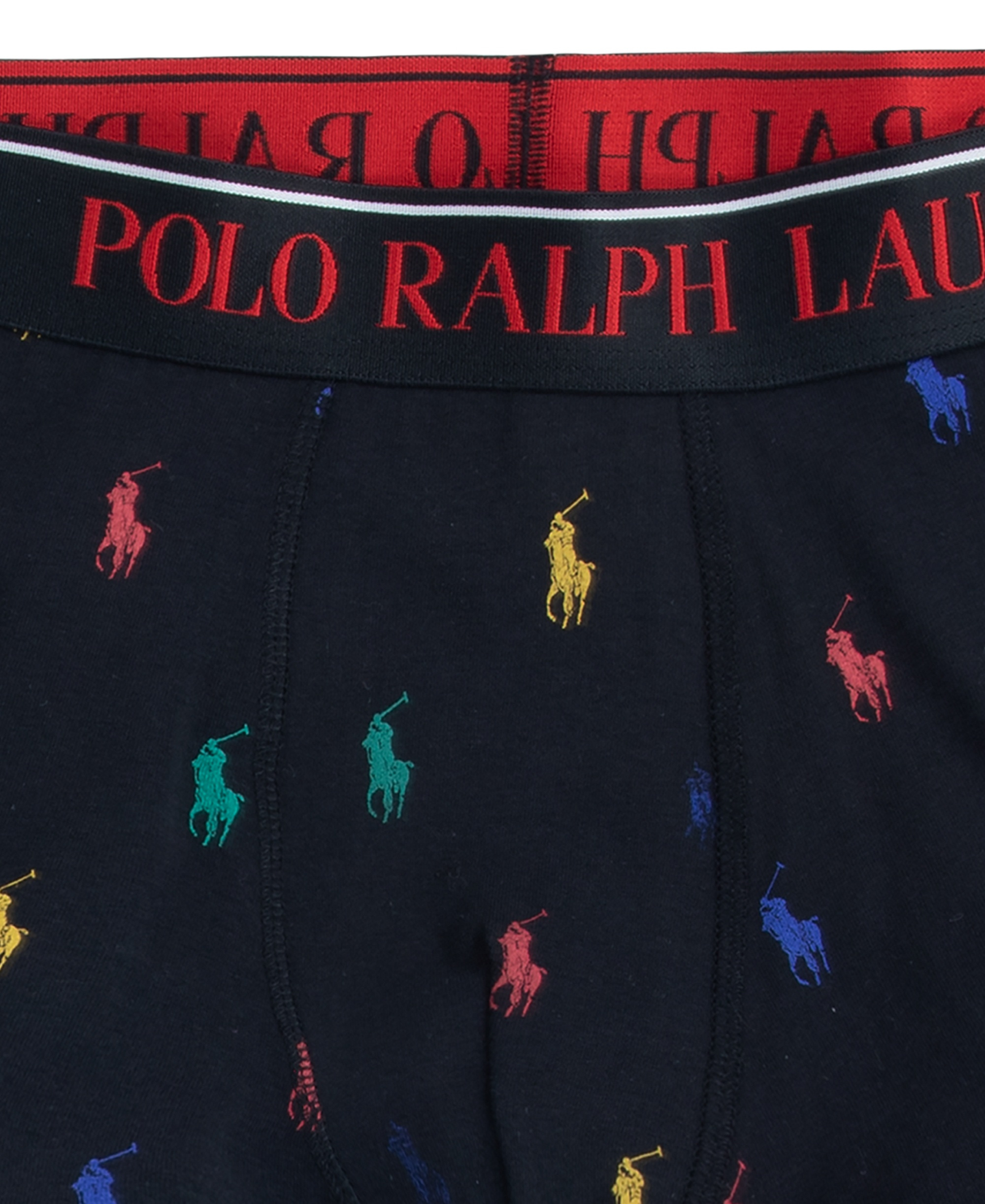 Polo Ralph Lauren Boys' 8-20 Cotton Stretch Boxer Briefs, 3-Pack - Black/Gray