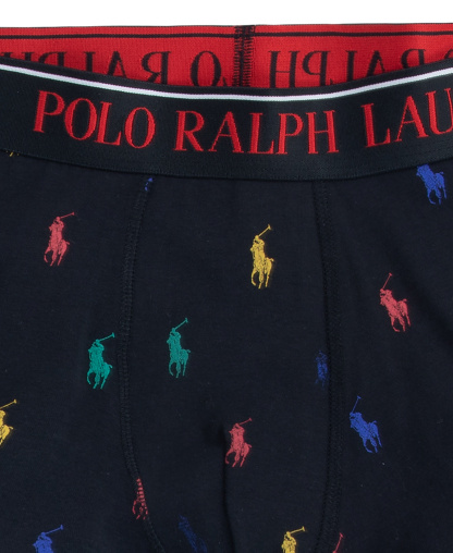 Polo Ralph Lauren Boys' 8-20 Cotton Stretch Boxer Briefs, 3-Pack - Black/Gray